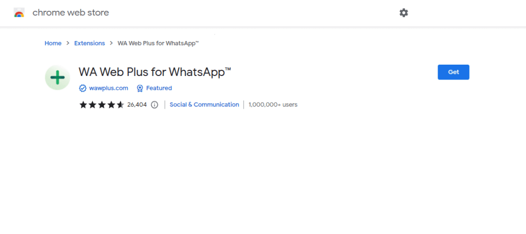 Privacy Extension for WhatsApp 
